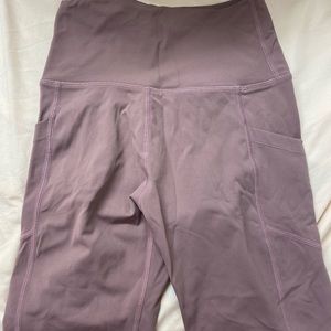 Purple biker shorts